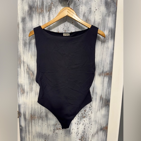 Free People Intimately Raven Bodysuit Sleeveless Bodysuit with High Neck -NWOT - Picture 3 of 9